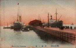 N°1989 V -cpa View Of Pier Yokohama - Yokohama