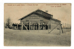 Camp De Prisonniers De Guerre  Zeist   L'heure Du Bain    Oorlog Krijgsgevangenen  Interneeringskamp  Camp De Zeist - Guerre 1914-18