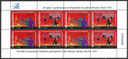Albania 2022 - "50 Anniversary Of The Olympic Games Mynih 1972" - MNH - Albanie
