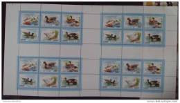 Full Sheet Of Vietnam Viet Nam MNH Perf Souvenir Sheet 1990 : Duck (Ms584) - Vietnam