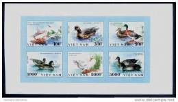 Vietnam Viet Nam MNH Imperf Souvenir Sheet 1990 : Duck (Ms584) - Viêt-Nam