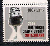 2009 Schweiz   Mi. 2098 **MNH    Eishockey-Weltmeisterschaft, Bern Und Kloten. - Unused Stamps