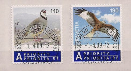 2009 Schweiz   Mi. 2099.-100 FD-used   Vögel. - Used Stamps