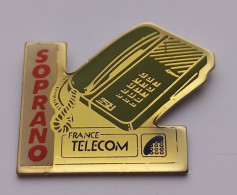 X88 Pin's France Télécom Soprano Version 2 Achat Immédiat - France Télécom