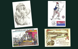 Boulogne Sur Mer -  Rencontre De  Collectionneurs - Lot De 4 Cartes - Bourses & Salons De Collections