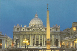 *CPM - ITALIE - LATIUM - ROME - Saint Pierre - La Nuit - San Pietro