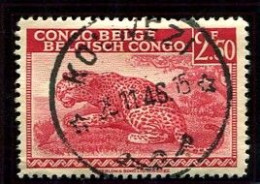 Congo Kolwezi Oblit. Keach 8A1 Sur C.O.B. 261 Le 25/11/1946 - Usados