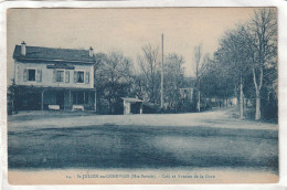 CPA :  14 X 9  -  St-JULIEN-en-GENEVOIS  -  Café Et Avenue De La Gare - Saint-Julien-en-Genevois