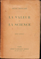 La Valeur De La Science, Edition Definitive, Par Henri Poincare, Paris C3492 - Libros Antiguos Y De Colección