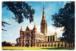 CPSM 10.5 X 15 Grande Bretagne Angleterre (260) SALISBURY  La Cathédrale - Salisbury