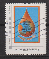 FRANCE COLLECTOR MTM Oblitéré, Don Du Sang, Gouttte - Collectors