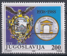 Yugoslavia 1988 Mi#2302 Mint Never Hinged - Nuovi
