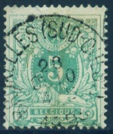 45 Stempel "Bruxelles (Sud-Ouest)" (DU Dubbel Uur) - COBA = R (= + 50 Euro) - 1869-1888 Leone Coricato