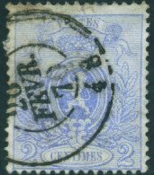 24A Gestempeld - Obp 110 Euro - 1866-1867 Kleine Leeuw