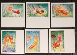 Vietnam Viet Nam MNH Imperf Stamps 1990 : Goldfish / Gold Fish / Fishes (Ms587) - Vietnam