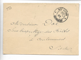 MELUN Seine Et Marne CAD JOURNAUX.*  MELUN PP1 De 1902 Indice13 Sur Petite Enveloppe Pour COULOMMIERS ..     G - Kranten