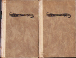 Vom Winde Verweht Von Margaret Mitchell, 1 Und 2 Band, 1937 C6637 - Libros Antiguos Y De Colección