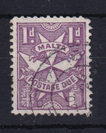 Malta: 1953/63   Postage Due  SG D22    1d   Purple   Used - Malta (...-1964)