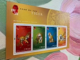 Hong Kong Stamp New Year Of Tiger 2010 Specimen 2001 - Storia Postale