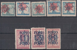 Yugoslavia Kingdom SHS, Issues For Slovenia 1920 Porto Mi#44-50 I Mint Hinged - Nuovi