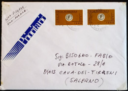 Lucca 2.8.1999 Prioritario L.1200/Eur.0,62 X2 - 1991-00: Poststempel