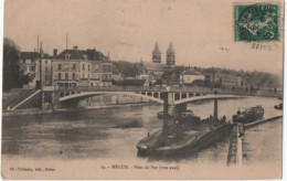 Melun   1910  Transport Fluvial - Chiatte, Barconi