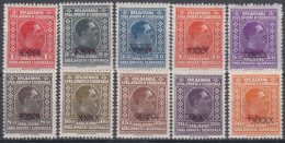 Yugoslavia Kingdom 1928 XXXX Overprint Mi#212-221 Mint Hinged - Neufs