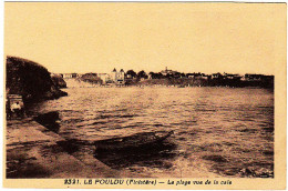 LE POULDU  La Plage Vue De La Cale  Rivière Bureau N° 2321 - Clohars-Carnoët