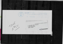 Lettre Taxée, Empreinte Néoposte Bleu " La Poste 38395A 19 04 12 " Taxée à 1,55 à 33420 Cabara - 1960-.... Storia Postale