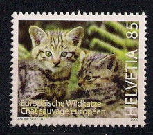 2009 Schweiz   Mi. 2102 **MNH  Europäische Wildkatze (Felis Silvestris Silvestris) - Nuevos