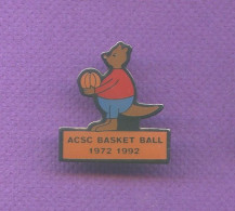 Rare Pins Acsc Basketball 1972 - 1992 Kangourou Q725 - Pallacanestro