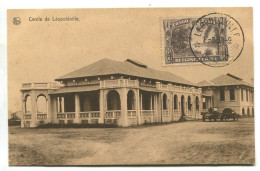 Congo Léopoldville Oblit. Keach 8A2 Sur C.O.B. 168 Sur Carte Postale Le 17/08/1938 - Briefe U. Dokumente