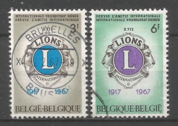 Belgie 1967 Intern. Vereniging Der Lions OCB  1404/1405 (0) - Gebraucht