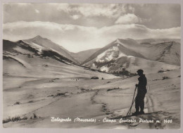 Cartolina Viaggiata Affrancata Bolognola Macerata 1400 M Stazione Climatica Di Sport Invernali Francobollo 10 Lire - Macerata