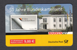 Germany 2008 -- 50 Years Federal Cartel Office -- Mi: MH72 -- MNH** - 2001-2010