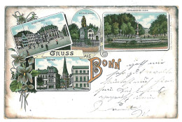 GER 54 - 10200 BONN, Litho, Germany - Old Postcard - Used - 1897 - Bonn