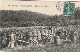 Les Vendanges En Bourgogne - Transport De Raisin - Artisanat