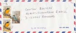 Trinidad & Tobago Registered Air Mail Cover Sent To Germany 16-2-2000 BIRD Stamps - Trindad & Tobago (1962-...)