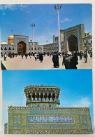 Lot Of 2, Meshad Shrine Of Imam, Kettle Drumer Room Iran Postcard - Iran