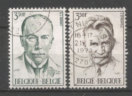 Belgie 1971 J. Bordet En Stijn Streuvels OCB 1603/1604 (0) - Used Stamps