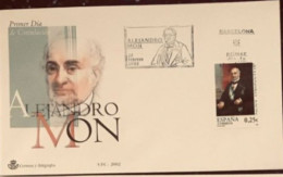 FDC  2002.- Alejandro Mon. - FDC