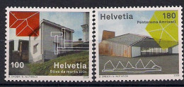 2009 Schweiz   Mi. 2112-13**MNH  Zeitgenössische Architektur. - Unused Stamps