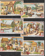 Serie Liebig Ediz. FRANCESE S937 MADAGASCAR Il Paese Degli Hova 1908 - OTTIMO STATO - - Liebig