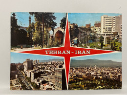 Delcampe - Four Scenes From Tehran View Iran Postcard - Iran