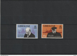 GIBRALTAR 1974 CHURCHILL Yvert 314-315, Michel 319-320 NEUF** MNH - Gibraltar