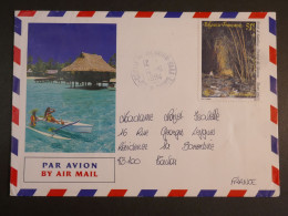 DM4  POLYNESIE   BELLE LETTRE   1994 A TOULON FRANCE +AFF.   INTERESSANT+ + - Cartas & Documentos