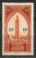 MAROC Colo:, *, N° YT 124, Ch., TB - Neufs