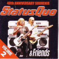 STATUS QUO & FRIENDS - CD SUNDAY MIRROR  - POCHETTE CARTON 11 TITRES STUDIO ET LIVE - Autres - Musique Anglaise