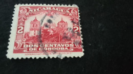 NİARAGUA- 1910-20   2  C.     DAMGALI - Nicaragua