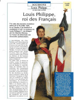 FICHE ATLAS: LOUIS PHILIPPE ROI DES FRANCAIS -BOURBONS - Storia